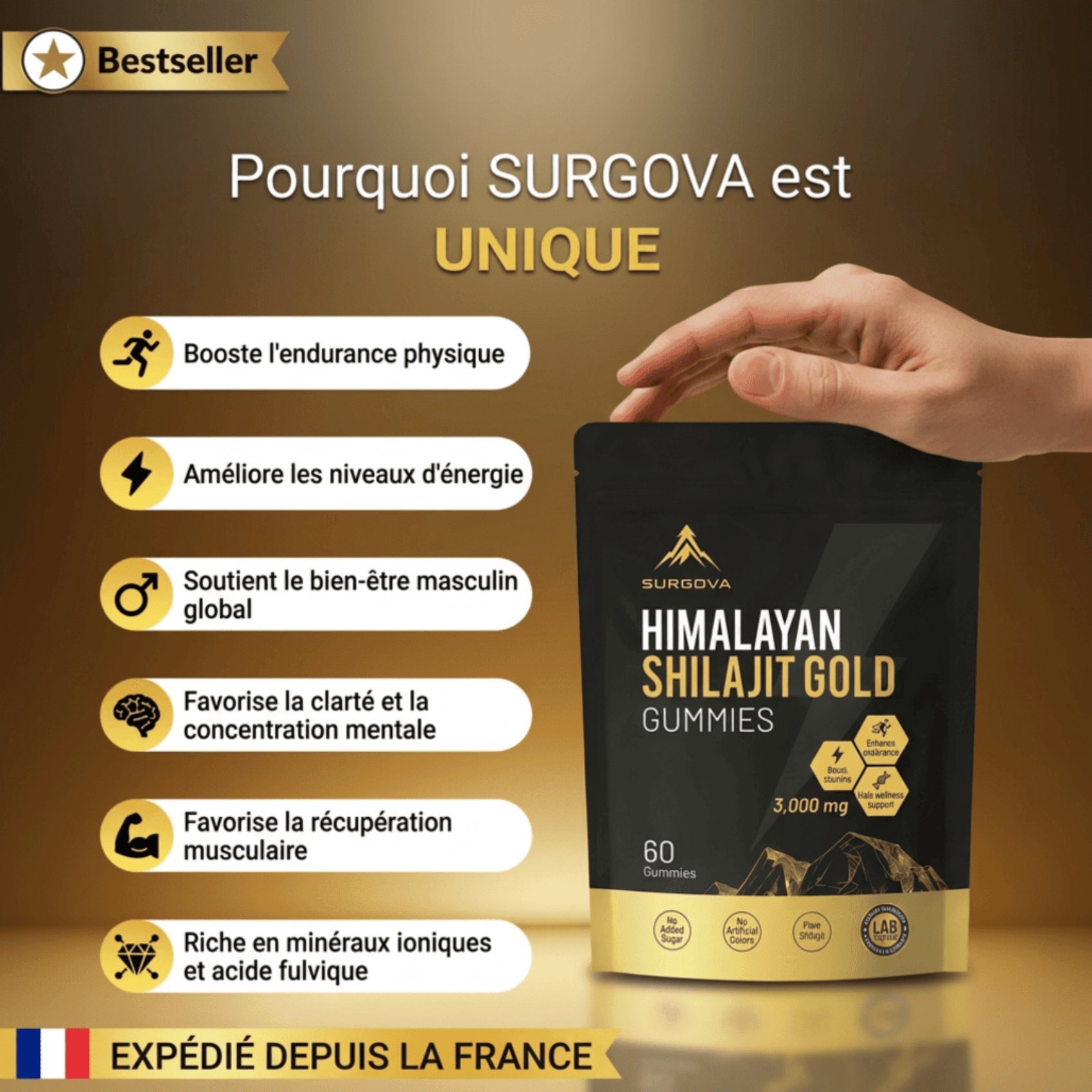 SURGOVA™ Gummies Performance – 6-en-1 - Surgova